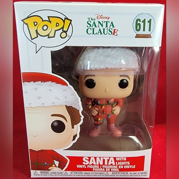 Santa with lights funko # 611 (nib)Brand new Santa pop played by Tim Allen. - Picture 2 of 7